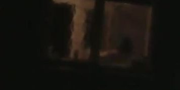 Neighbour's daughter topless through bathroom window