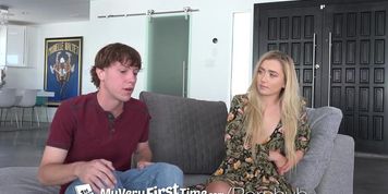 Myveryfirsttime Sexy Blonde Step Sister Fucks Step Bro On Video (Dakota Bleu)