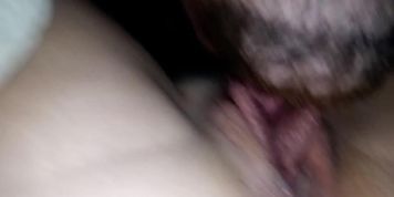 Look at this milfs massive pussy lips I'm eating