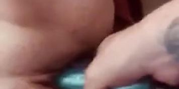 Dildo Dp Vibrator & My Dick In Her Tight Pussy!!