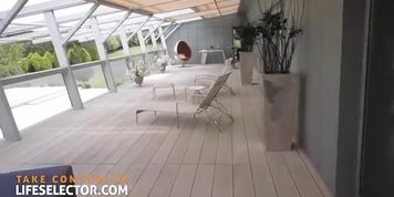 The blonde housekeeper Candee Licious sucking and riding