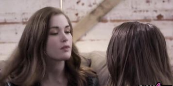 Homeless teen lesbians Gia Derza and Evelyn Claire need a better life.