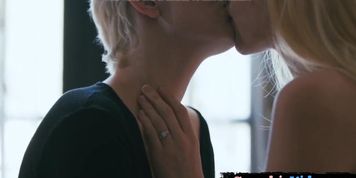 Lez bff seduces girl in erotic 69 with kisses and facial (Kenna James)