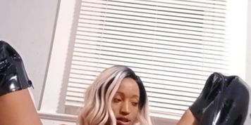 Fucking Myself With Glass Dildo, Crotchless Lace Panties Til I Squirt Before Mother Comes Home!!