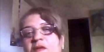 Brazilian granny shows her tits
