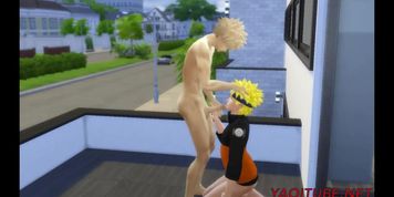 Naruto Boku No Hero Yaoi - Bakugo Fucks Naruto and cums in his ass