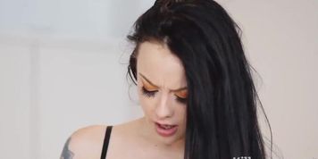 Alessa Savage beautifully takes a friend's dick on her mouth