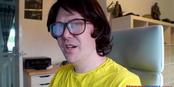 NERD PERVERT - Real amateur sucking nerds dick (Myla Elyse)