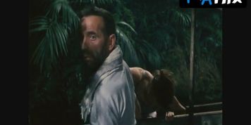 Katharine Hepburn Sexy Scene  in The African Queen