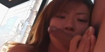 Lovely Japanese teen enjoys sex for the first time