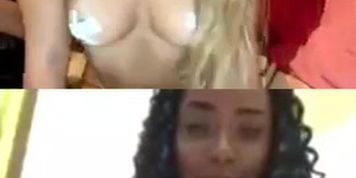 Grazi M quase pelada rebolando na live
