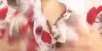 Huge boobs on an Asian hot slut H-Cup