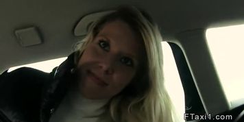 Pretty amateur fucks in fake taxi pov