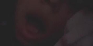 Expressing my pleasure in the dark when vibrator is in my pussy (AmateurCollege)