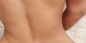 Quick screw in public bathroom with my latina secretary (Rose Monroe)
