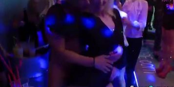Cfnm sluts give blowjobs