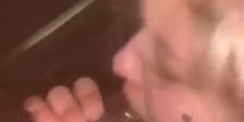White girl gives BBC sloppy toppy