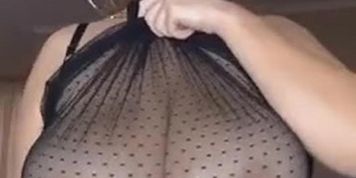marina bigboobs black