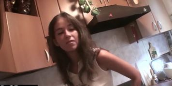 Amateur Girlfriends Fucking in the Kitchen (Sweet Paige, Yulia Blondy)