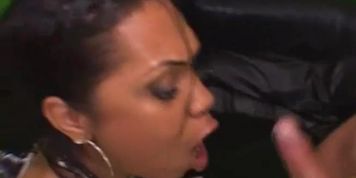 ebony maid clean white cock