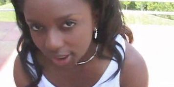 Busty Ebony Nautica Thorn Titty Fuck POV
