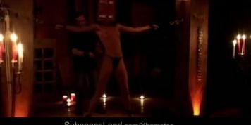 Sidney ass whipped and spanked while head-box bondaged