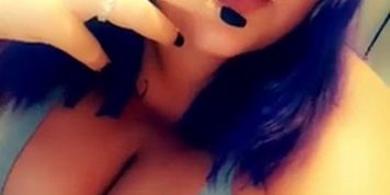 SFW! Smoking in my sports bra. Bbw. Smoking fetish 
