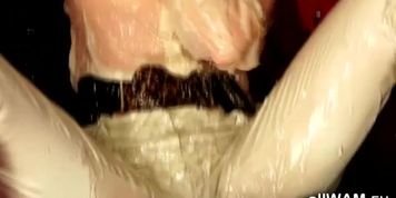 Fetish messy lesbian hot play