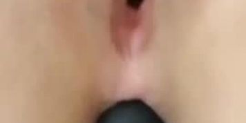 Close up anal vibrator