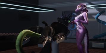 Furry machine fucking slave