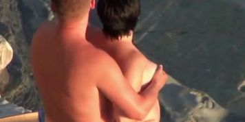 Shocking Mature couple fucking in public