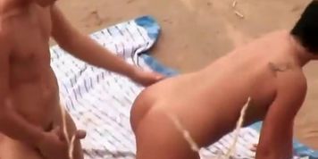 Sultry mature woman with a younger man