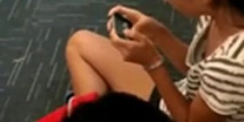 Asian Girl Downblouse