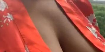 ebony nip slips cam