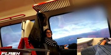 Flash Mature On Train