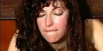 Gabriela was the victim chosen for a hard anal scene.