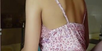 White Dad Step Screw Vietnamese Daughter In Law Kitchen