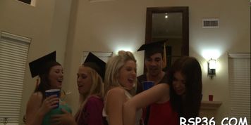 Teen sucks thick dick - video 27