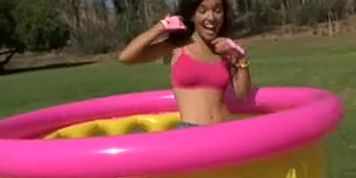 Superb teen wants to play with a big white cock