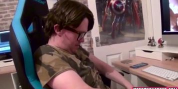 Nerd enjoys sex for the first time