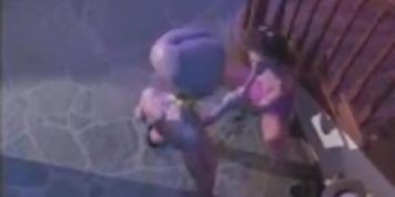 Scared hot girl sucks and fucks an alien