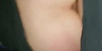 Tight pussy bounces on my big white cock in the car during quarantine 