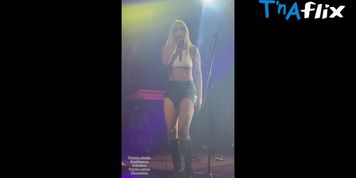 Alexandra Stan Butt,  Breasts Scene  in Alexandra Stan Sexy Beach Pics