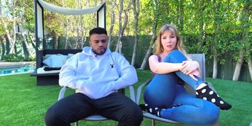 Big Tits Blonde Shares The Sheets With A Big Black Dick
