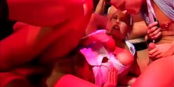 Stewardess Girls Bar Orgy Pt4