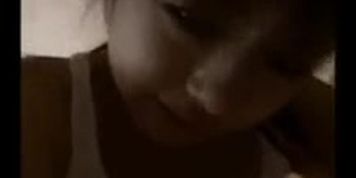 Asian teen on your bed