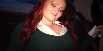 Dogging sex with a passionate redhead girl Part 1