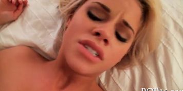 Almost unused teen rides a cock - video 23