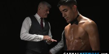 Master Dillion Stone spat on the boys hole and inserted his dick inside with rabid enthusiasm