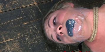 Bigass submissive humiliated during bondage